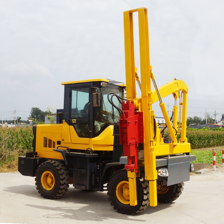 公路護(hù)欄打樁機(jī)常見偏孔原因
